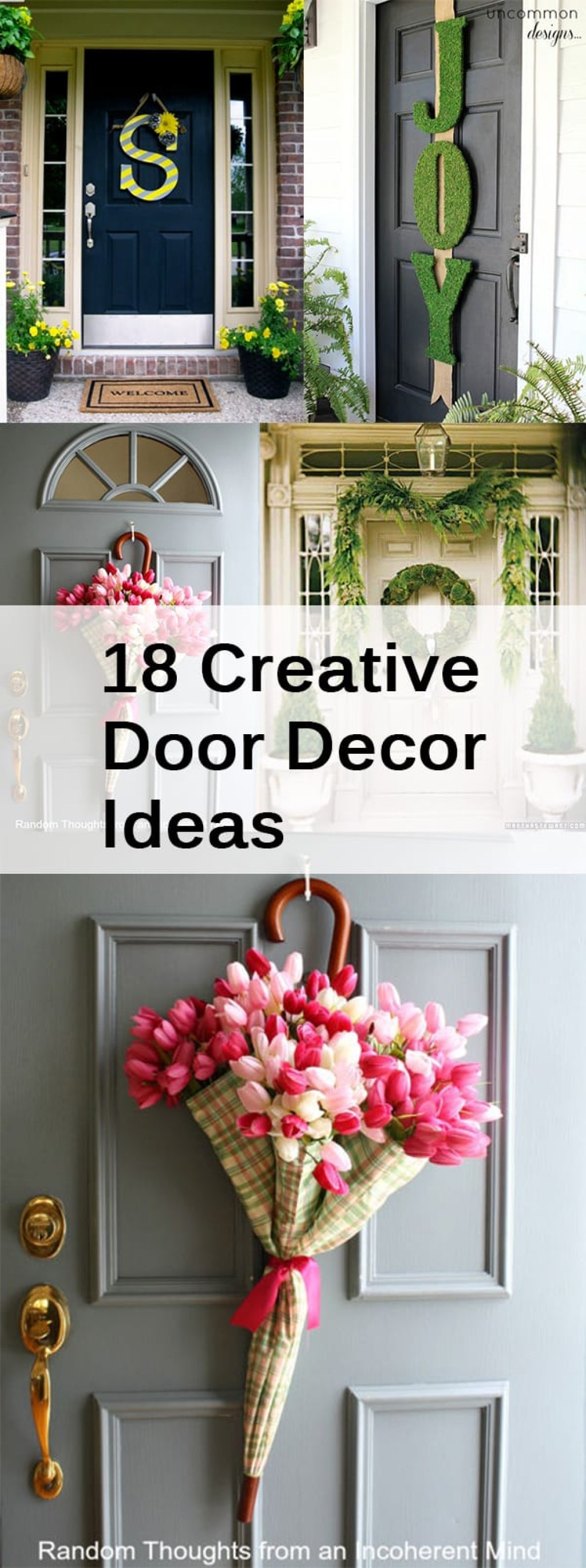 creative entrance decor ideas - Creative Door Decor Ideas  How To Build It