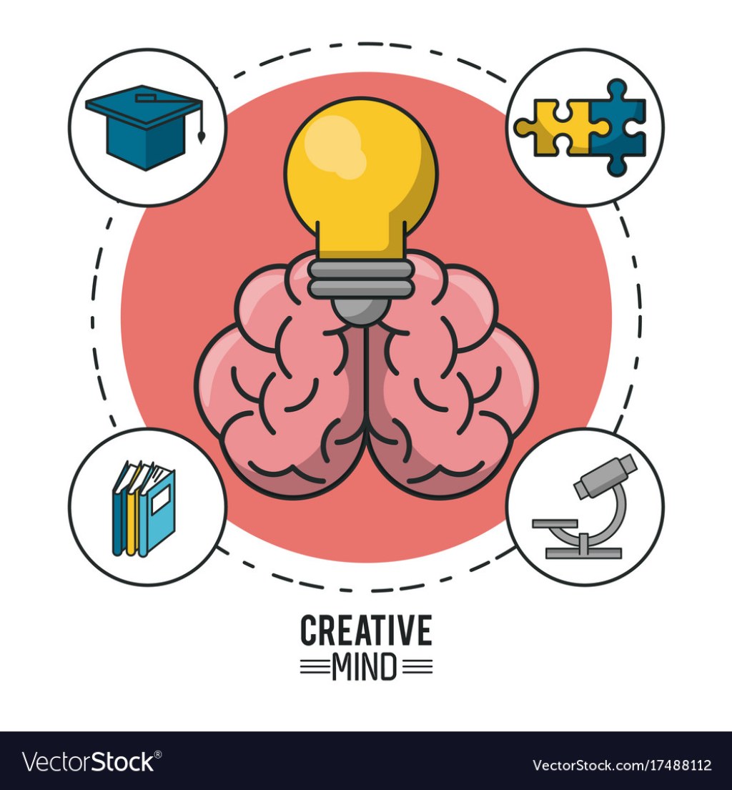 creative mind design royalty free vector image