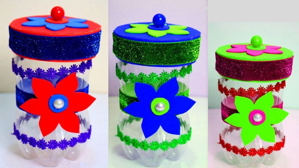 creative decorative plastic bottles - DIY - Plastic Bottle Craft Ideas For Decoration - Creative Ways to Recycle  Plastic Bottles