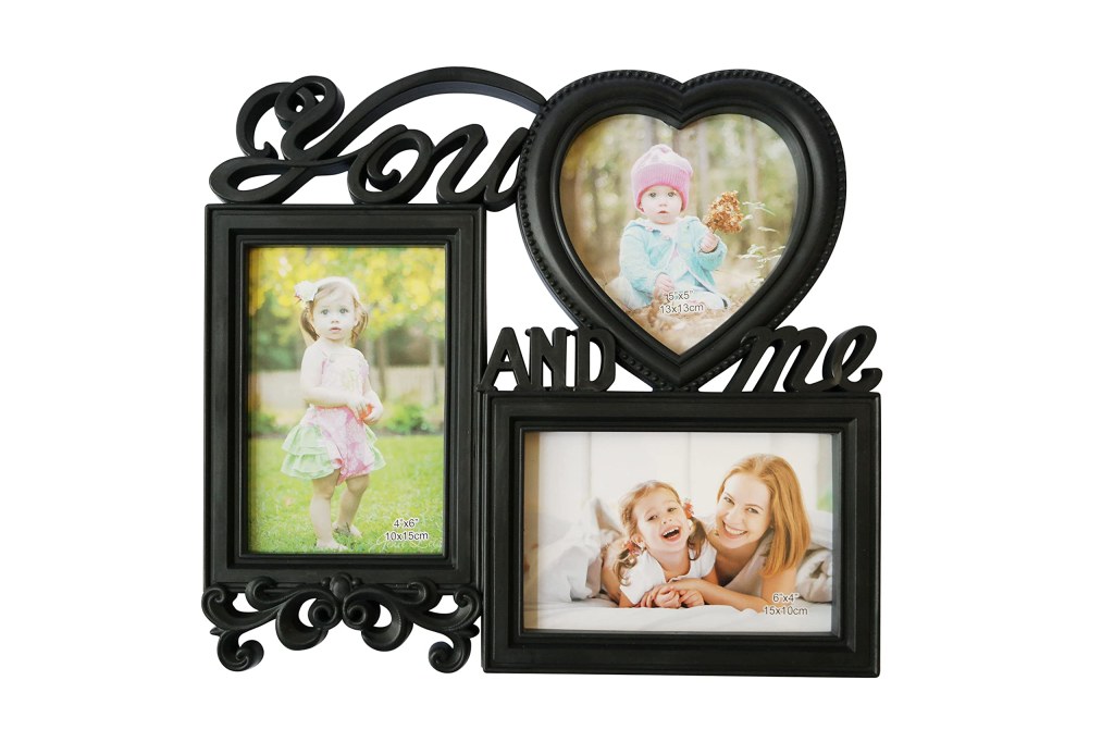 guteinte multiple photo frames for wall love you and me multi photo frame for photos creative decoration frame black