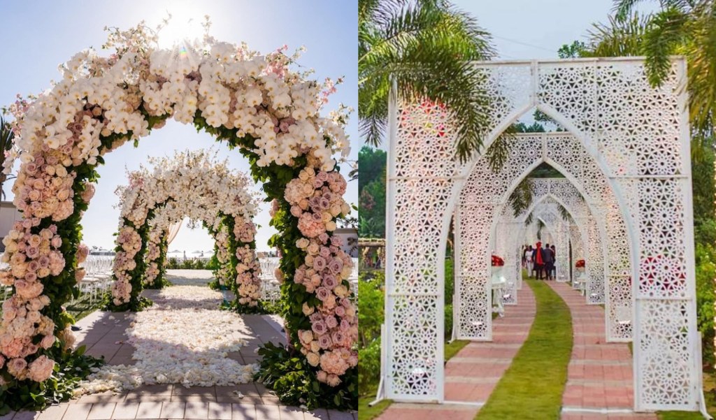 creative entrance decorations - + Magical Entrance Decor Ideas to Quirk up your Wedding Walkway