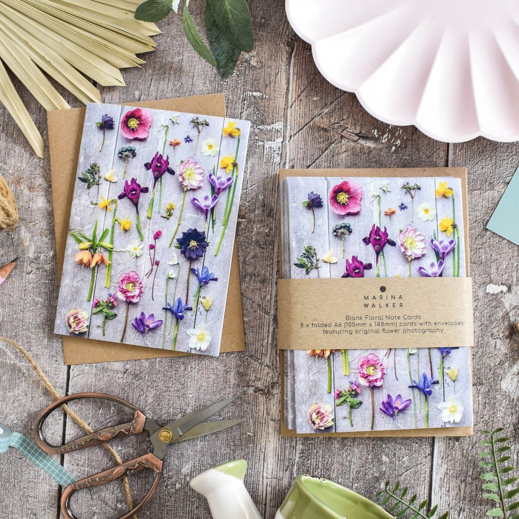 spring flowers note cards floral greeting cards blank note etsy